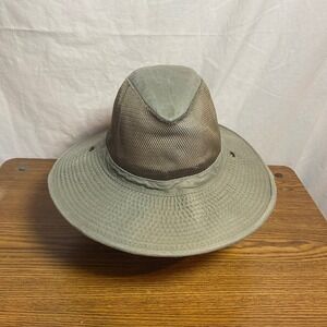 Broner Mesh Crown Sun Hat Wide Brim Outdoor Hiking Fishing Golf‎ Hat M